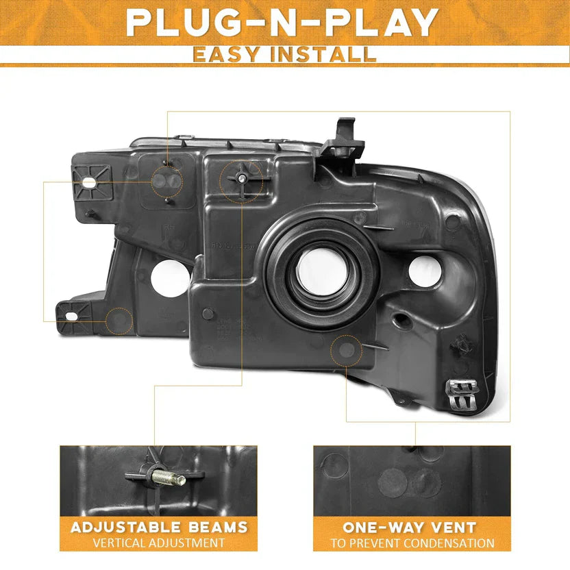 Headlight Assembly Pair